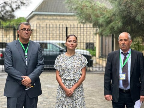 Əminə Ağazadə Kürdəmir kəndlərində - FOTO