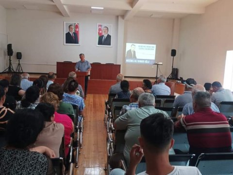 Əli Məsimlinin Qaxda seçicilərilə daha bir görüşü