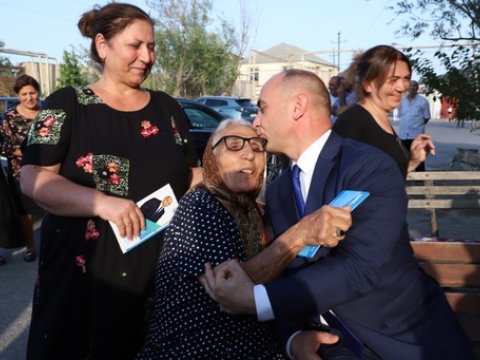 Ceyhun Məmmədovun seçicilərlə növbəti görüşü - FOTO