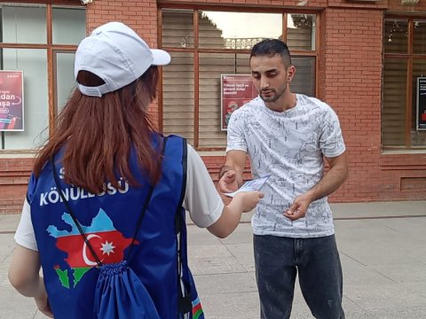 &ldquo;Seçki könüllüləri&rdquo; gənc seçiciləri məlumatlandırmağa davam edir - VİDEO