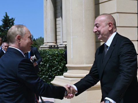 Putinin rəsmi qarşılanma mərasimi - FOTOLAR