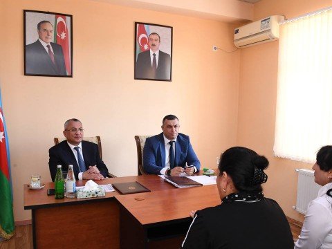 Rövşən Rzayev Bərdədə vətəndaşları&nbsp;qəbul edib&nbsp;- FOTOLAR