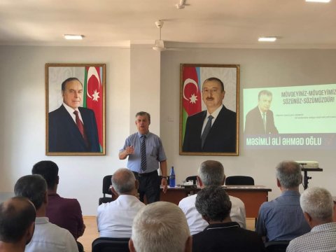 Əli Məsimli Qax kəndlərində - FOTO