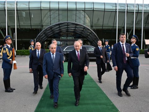 Putinin Bakıya səfəri başa çatdı - FOTO