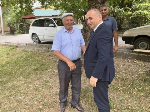 Ceyhun Məmmədovun növbəti görüşü İsmayıllıda oldu - FOTOLAR