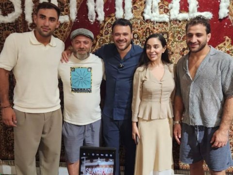 Leyla Əliyeva Olimpiya çempionları ilə görüşdü - FOTOLAR