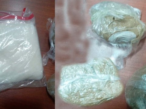 Qobuda 2 kiloqram narkotik aşkarlandı - VİDEO