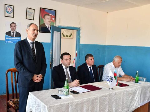 Mahir Süleymanlının seçicilərlə növbəti görüşü - FOTOLAR