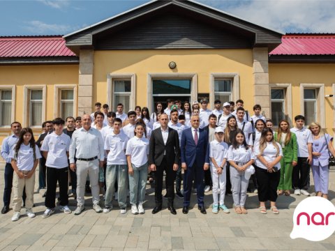 &ldquo;Nar&rdquo; &ldquo;YAŞAT&rdquo; Fondunun şəhid övladları üçün təşkil etdiyi düşərgəyə dəstək olub
