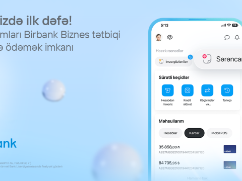 &ldquo;Birbank Biznes&rdquo;lə sərəncam ödənişləri daha asan və rahatdır