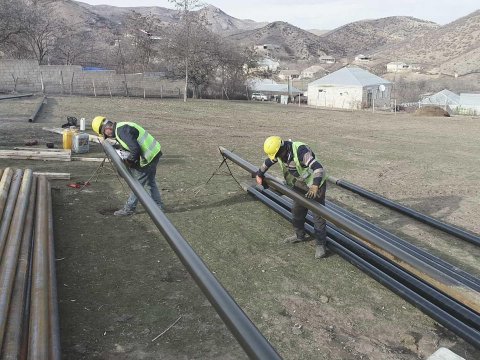Naxçıvanın 11 kəndində içməli su və kanalizasiya sistemləri yaradılacaq