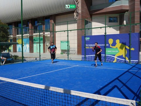 FHN-in əməkdaşları padel yarışının qalibi olublar - FOTOLAR