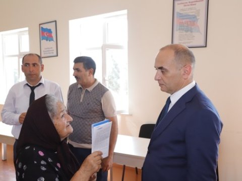 Ceyhun Məmmədovun seçicilərlə növbəti görüşü baş tutub - FOTOLAR