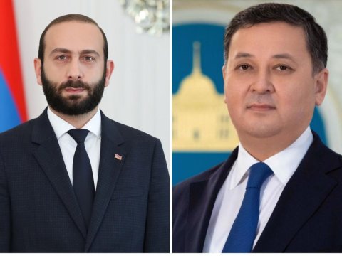 Mirzoyan qazax həmkarı ilə müzakirə apardı