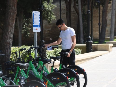 Bakıda ilk velosiped kirayəsi xidməti işə başladı