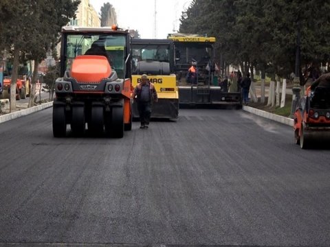 Xırdalan şəhərində yollar 1.5 milyona təmir ediləcək
