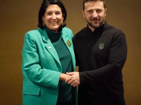 Zelenskidən&nbsp;gürcüstanlı həmkarına TƏŞƏKKÜR