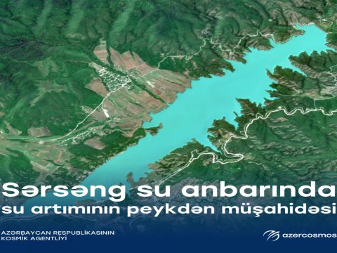 Bu il Sərsəng su anbarında rekord səviyyədə artım olub