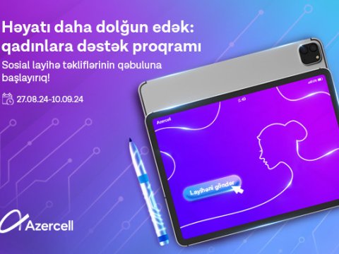 Azercell qadınlara dəstək proqramına start verir