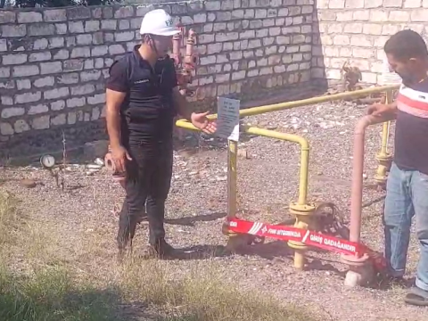 Qazdoldurma məntəqəsinin fəaliyyəti&nbsp;dayandırıldı - VİDEO