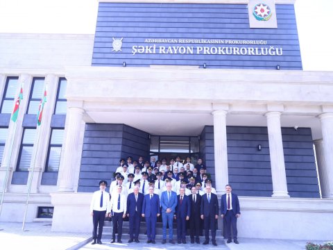Şəki prokurorluğunun yeni binasının açılışı oldu - FOTO
