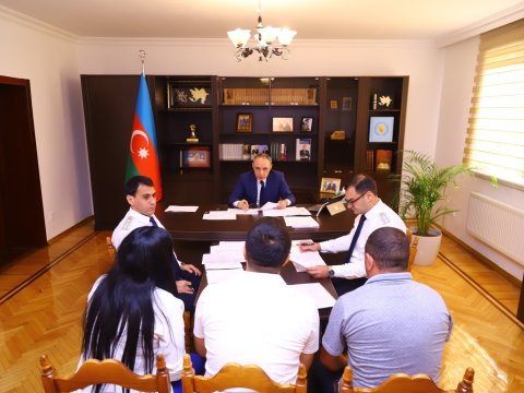 Baş prokuror Şəkidə vətəndaşları qəbul etdi&nbsp;- FOTO