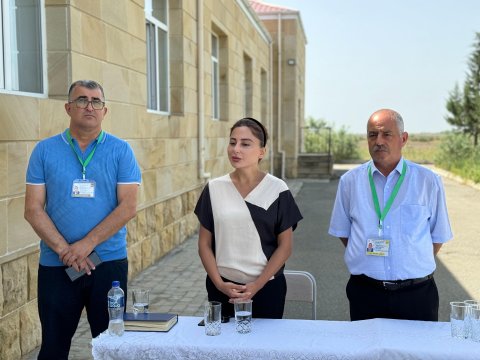 Əminə Ağazadənin seçiciləri ilə səmimi görüşü