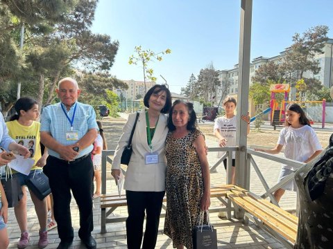 Gülşən Paşayeva seçicilərlə məhəllə görüşü keçirib - FOTO     