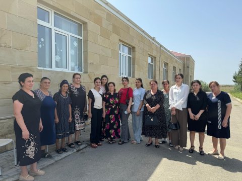 Əminə Ağazadənin seçicilərilə daha bir görüşü