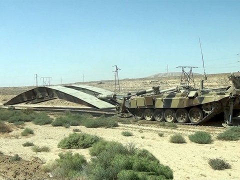 Azərbaycan ordusunda mühəndis toplanışları - VİDEO