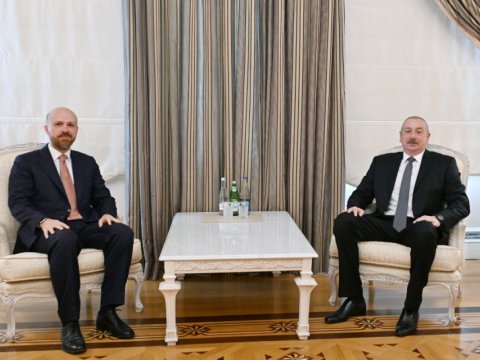 İlham Əliyev Bilal Ərdoğanı qəbul edib - YENİLƏNİB