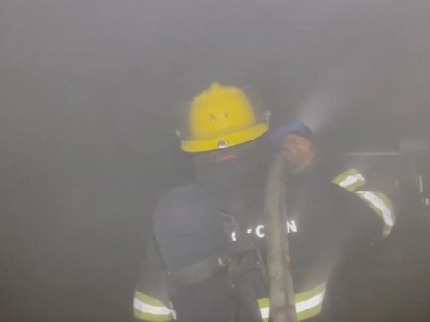 Bakıda obyektdə yanğın - VİDEO