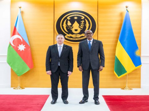 Efiopiyadakı səfirimiz&nbsp;etimadnaməsini Prezidentə təqdim etdi - FOTO