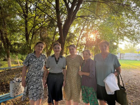 Əminə Ağazadə Çöhranlı kəndində seçicilərlə görüşüb - FOTO