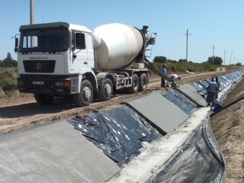 1 km kanala beton üzlük çəkilməsinə 371 min manat xərclənəcək