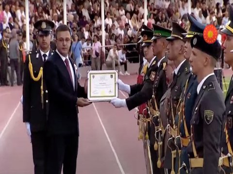 Azərbaycanlı hərbçilər Türkiyə Hərbi Məktəbindən məzun oldular