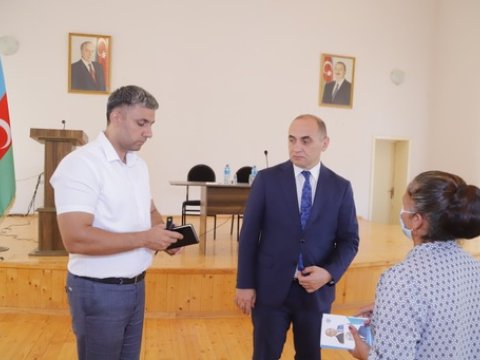 Ceyhun Məmmədov Cocuq Mərcanlıda görüş keçirdi - FOTOLAR