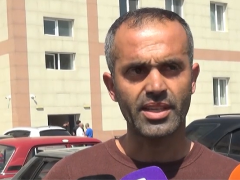 62 yaşlı kişi ayı ilə əlbəyaxa oldu - VİDEO&nbsp;