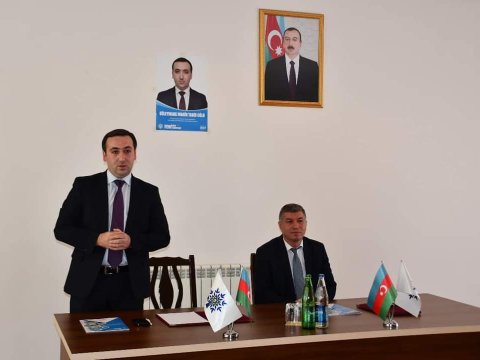 Mahir Süleymanlının Şabran şəhərində seçicilərlə görüşü - FOTO