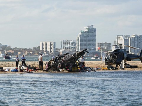 Helikopter qəzasında 2 nəfər öldü