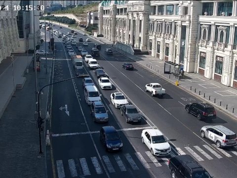 Bu yollarda tıxac var&nbsp;- FOTOLAR