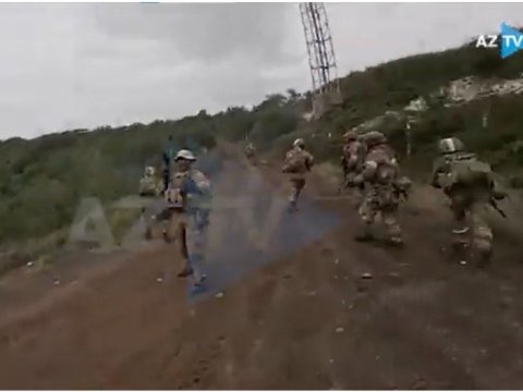 Qarabağdakı antiterror əməliyyatından real döyüş KADRLARI