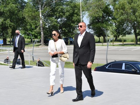 İlham Əliyev və xanımı Kəlbəcərdə AÇILIŞDA