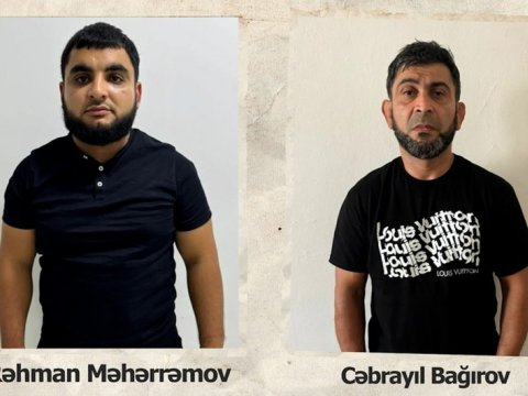 Bakıda 7 marketdən oğurluq edən maskalı şəxslər saxlanıldı