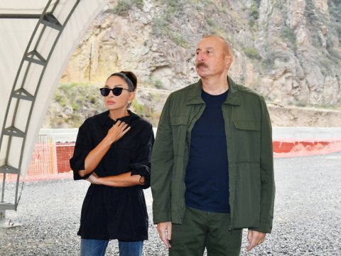 Prezident "İstisu"da aparılan işlərlə tanış olub