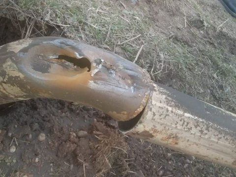 Traktor qaz xəttini zədələdi - 22 kənd qazsız qaldı