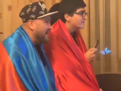 Ailəsi Lamiyənin qələbəsinə belə sevindi - VİDEO