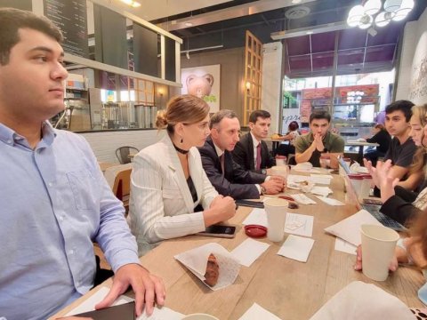 ABŞ-də Azərbaycan Amerika Gənclər Federasiyasının üzvləri ilə görüş keçirilib