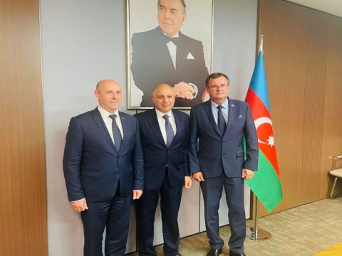 Nazir müavini həmkarı ilə görüşdü