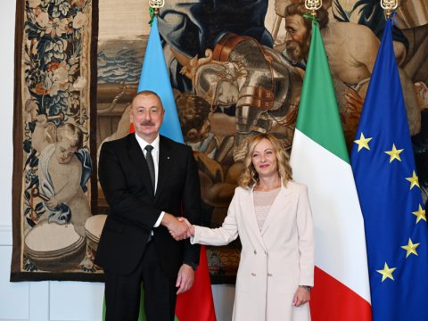 İlham Əliyev&nbsp;İtaliyanın Baş naziri ilə GÖRÜŞDÜ